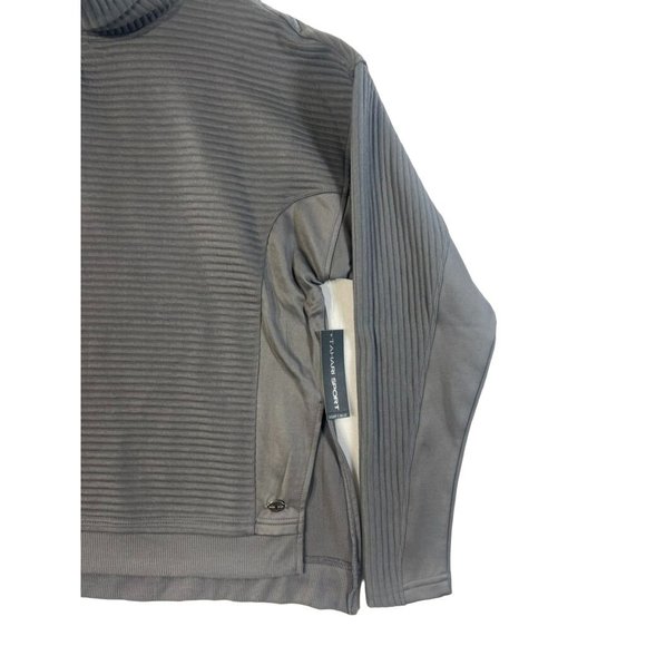 Tahari Sport Turtleneck Pullover | Grey | Size: Medium - Picture 6 of 15